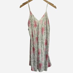Vintage slip dress and robe - floral Peignoir Set